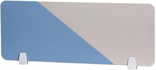 GPECTIFO Tisch-Sichtschutz, freistehende Trennwand for Essbereiche, Restaurants, dekorative Akustikschutzwände(Blu,100cm*30cm*2pcs) von GPECTIFO