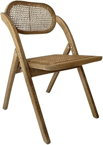 GPECTIFO Tragbarer Klappstuhl Retro-Event-Stuhl Bequeme atmungsaktive Massivholzbeine Esszimmerstühle for Zuhause Wohnzimmer von GPECTIFO
