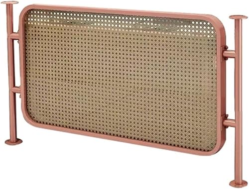 GPECTIFO Trennwände for Essbereiche, lichtdurchlässige Sichtschutzplatte, Rattan-Weberei, dekorative Trennwände for Restauranttische(Pink,11.8x59 in) von GPECTIFO