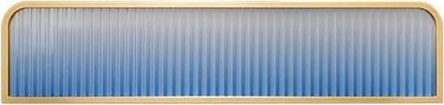 GPECTIFO Trennwände for Essbereiche Farbverlauf Glas Restaurant Dekorative Trennwände Schreibtisch Trennwand 9,8 Zoll Niedriger Zaun(Blue-a,9.8x43.3in) von GPECTIFO