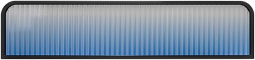 GPECTIFO Trennwände for Essbereiche Farbverlauf Glas Restaurant Dekorative Trennwände Schreibtisch Trennwand 9,8 Zoll Niedriger Zaun(Blue-b,9.8x27.5in) von GPECTIFO