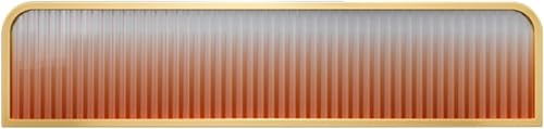 GPECTIFO Trennwände for Essbereiche Farbverlauf Glas Restaurant Dekorative Trennwände Schreibtisch Trennwand 9,8 Zoll Niedriger Zaun(Red-a,9.8x31.4in) von GPECTIFO