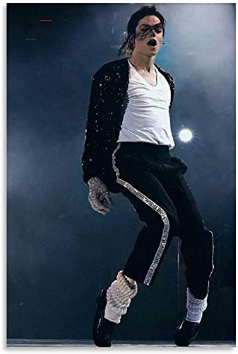 GPEIHANG Leinwand Bilder Kunst Billie Jean Wallpaper Michael Jackson und Picture Modern Malerei Poster Druckt Gedruckte 23.6"x35.4"(60x90cm) Kein Rahmen von GPEIHANG