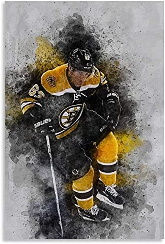 GPEIHANG Poster Und Gedruckte Brad Marchand Eishockey Bild 4 Leinwand Malerei Wandkunst Bilder 23.6"x35.4"(60x90cm) Kein Rahmen von GPEIHANG