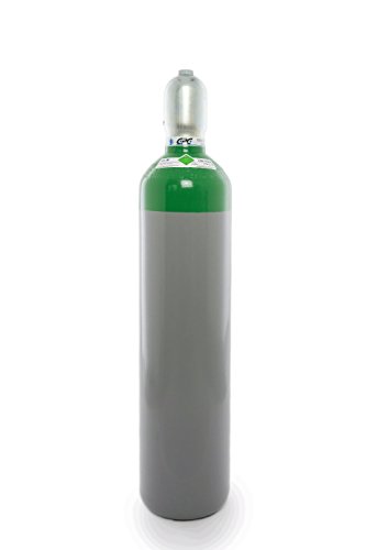 Argon 4.8 20 Liter Flasche/NEUE Gasflasche (Eigentumsflasche), gefüllt mit Argon 4.8 (Reinheit 99,9998%) / 10 Jahre TÜV ab Herstelldatum/EU Zulassung/PROFI-Schweißargon WIG,MIG - Globalimport von GPG Gase-Partner GmbH