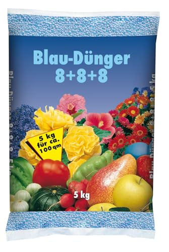 GPI Blaudünger 5kg 8+8+8 Blaukorn Universaldünger Gemüsedünger Blau Dünger von GPI Green Partner International GmbH&Co. KG