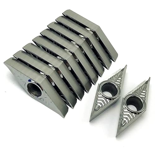GPRTKULE Drehwerkzeuge 10 Stück VBGT110302 VBGT110304 VBGT110308 VBGT160402 VBGT160404 VBGT160408 AK H01 Drehmaschine Drehwerkzeug VBGT for Aluminium(VBGT110302-AK H01) von GPRTKULE
