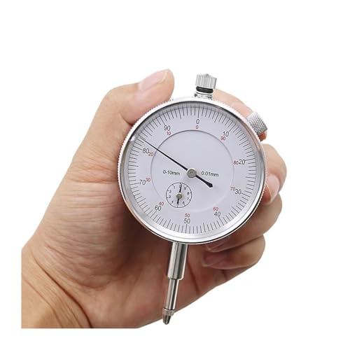 0-10mm 0,01mm Mikrometer Meter Auflösung Anzeige Messgerät Werkzeug Zifferblatt Basis Halterung(Dial Gauge) von GPYMHLBNR
