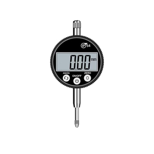 0–12,7 mm Digitalanzeige-Mikrometer, elektronischer Mikrometer, Stundenanzeige, Präzisions-Komparator, Uhr-Messwerkzeug(IP54 Digital 0.01mm) von GPYMHLBNR