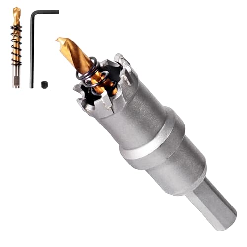 GPtzlei HM Lochsäge, Sägezahnbohrer für Edelstahl, Metall, Eisen, Holz & Kunststoff (14mm) von GPtzlei