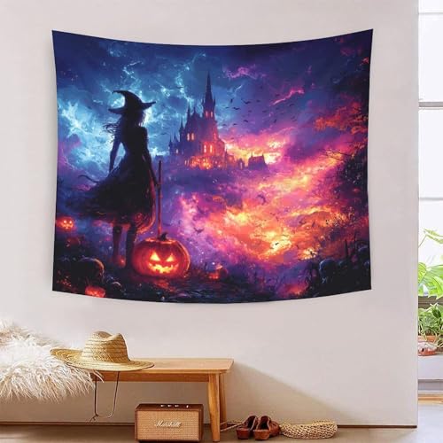 GQLIDDAOE 3D Druck Halloween Hexe Wandteppiche Poster Ornament Wandbehang Wandteppich Wanddeko Wandbehang Für Schlafzimmer Wohnzimmer Wohnkultur Tapisserie 150cmx200cm GQLIDDAOE 3D Druck Halloween Hexe Wandteppiche Poster Ornament Wandbehang Wandteppich Wanddeko Wandbehang Für Schlafzimmer Wohnzimmer Wohnkultur Tapisserie 150cmx200cm von GQLIDDAOE