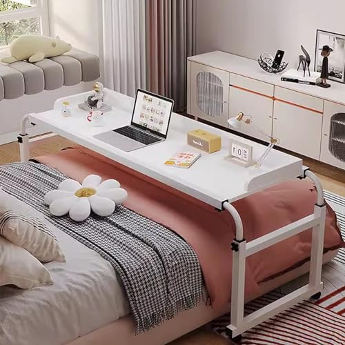 Tragbarer Schreibtisch Mit Lenkrollen, Rollenden Computerständer Mit Einstellbare Höhe Lebensmittelschublade Schreibtisch Rollende Medizinische Tabelle Lebensmittelschublade Schreibtisch Rollende von GQQDDD