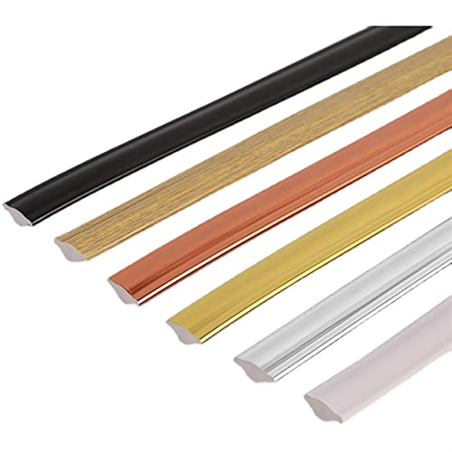 5M Deckenleisten Selbstklebende - Flexible Viertelstab Biegeleiste PVC, Winkelprofil Abdeckleiste Kunststoff-Profil Leiste, Selbstklebende Zierleisten Sparpaket, Selbstklebend, Wasserdichte Zierleiste von GQQGSHOP