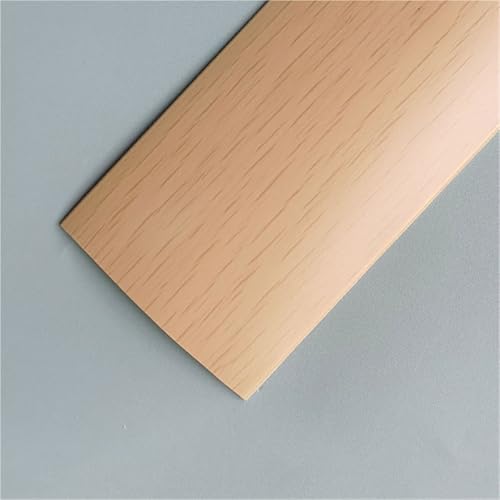 GQQGSHOP 1 M Übergangsprofil Selbstklebend, Holzmaserung Übergangsleiste Teppichkantenleiste, Laminatboden-Schwellen-Übergangsstreifen(Maple Wood Grain,76mm/3Inch(W)) von GQQGSHOP