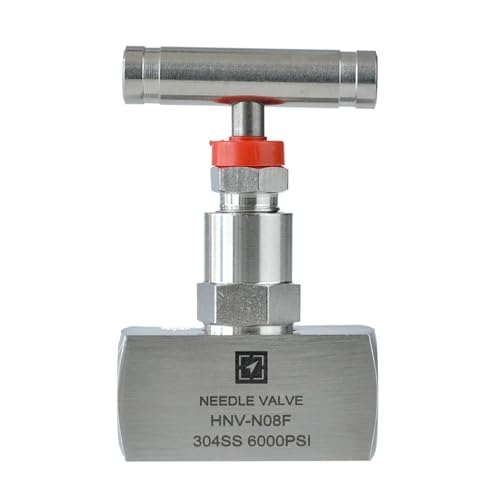 1/4" 3/8" 1/2" BSP NPT Female High Pressure Stainless Steel 304 Shut Off Needle Globe Valve J13-320P Crane Flow Control(1/4",NPT) von GQSKHLDEB