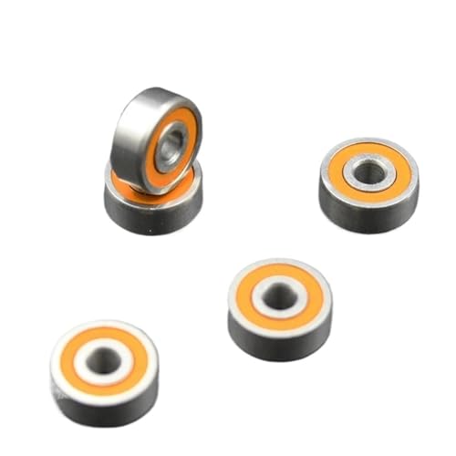 2pcs Hybrid Ceramic Bearing Stainless bait casting Spinning Fishing Reels 5 * 10 * 4 3x10x4 5x11x4 Bearings(SMR85 5X8X2.5mm) von GQSKHLDEB