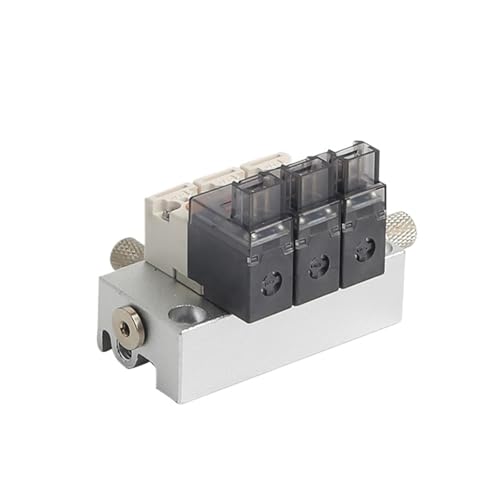 Micro solenoid valve positive pressure negative pressure universal two position three normally closed 101-220V/12V/24V/110V-4/6(101-110V-6,4 Stations) von GQSKHLDEB