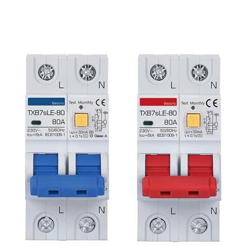 RCBO 6KA Type A 10A 16A 32A 40A 63A 30mA 2P Residual Current Circuit Breaker With Over Current and Leakage Protection(2P TYPE A 220V,25A) von GQSKHLDEB
