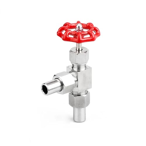 Stainless Steel Welded Angle Type Needle Valve High Pressure Welding Type Globe Valve(DN15 OD18MM,316) von GQSKHLDEB