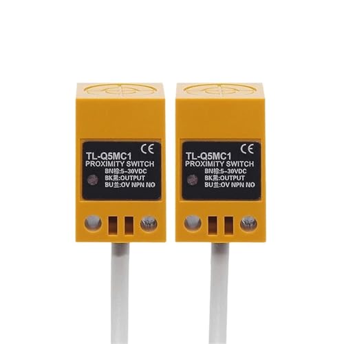 Waterproof Inductive Metal Proximity Switch Square Sensor TL-Q5M NPN PNP NO NC DC 6-36V AC90-250V(AC Two wire NC) von GQSKHLDEB