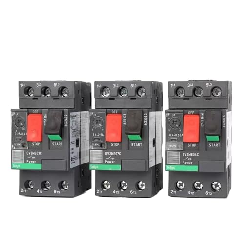 1 Stücke Elektromotor Leistungsschalter GV2ME01/2/3/4/5/6/7/8/10/20/21/22/32C(GV2ME04C 0.4-0.63A) von GQSSEFQCH