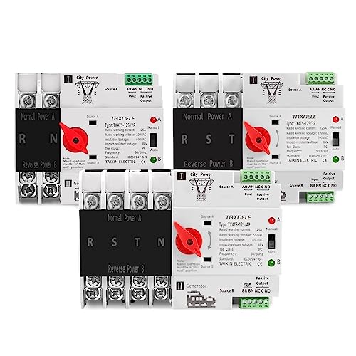 1 stücke Din-schiene 2P 3P 4P ATS Dual Power Automatische Transfer Switch Wahlschalter Unterbrechungsfreie power Generator 63A 100A 125A(2P,100A) von GQSSEFQCH