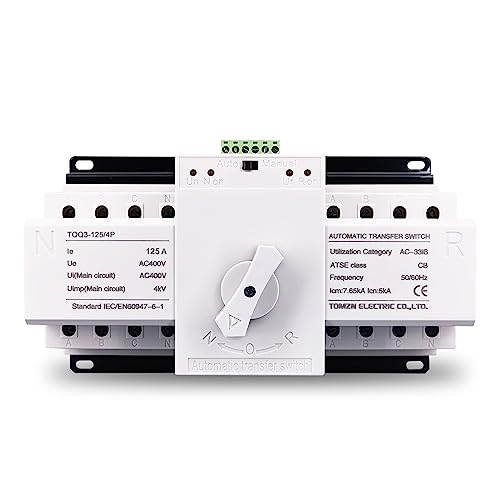 ATS 4P 125A 3-Phasen 4-Draht 230V MCB Typ Dual Power Automatischer Transferschalter TOQ3-4P/125 PV Stadtstromgenerator ATS 4P 125A 3-Phasen 4-Draht 230V MCB Typ Dual Power Automatischer Transferschalter TOQ3-4P/125 PV Stadtstromgenerator von GQSSEFQCH
