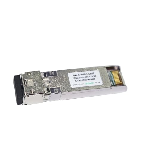 GQSSEFQCH 10G BASE DWDM 1533,47 nm 80KM DWDM SFP+ Transceiver-Modul LC-Anschluss 10G C55(2 pcs) von GQSSEFQCH