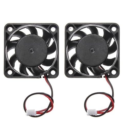 GQSSEFQCH 2 STK. 12 V 4-poliger 40 mm leiser bürstenloser Computerkühler for PC-CPU-Kühlergehäuse, bürstenloser schwarzer Kühler, leiser Rechenlüfter, 40 x 40 x 10 mm GQSSEFQCH 2 STK. 12 V 4-poliger 40 mm leiser bürstenloser Computerkühler for PC-CPU-Kühlergehäuse, bürstenloser schwarzer Kühler, leiser Rechenlüfter, 40 x 40 x 10 mm von GQSSEFQCH