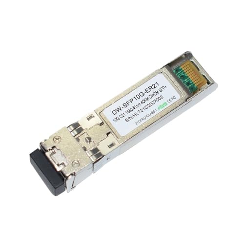 GQSSEFQCH DW-SFP10G-ER 1560,61 nm 40 km Netzwerkkompatibles DOM DWDM SFP+(10 pcs) von GQSSEFQCH