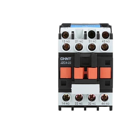 GQSSEFQCH Relaiskontaktrelais JZC4-22 Zwischenrelais AC220V 380V 110V 36V 24V 2 EIN/Aus Dreiphasen-Wechselstrom-Steuerrelais C16(24V) von GQSSEFQCH