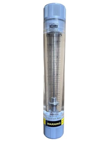 LZM-25G Pipeline Flüssigkeit/Wasser Rohr Typ Acryl Rotameter Industrie Durchflussmesser(2-20GPM 10-70LPM) von GQSSEFQCH