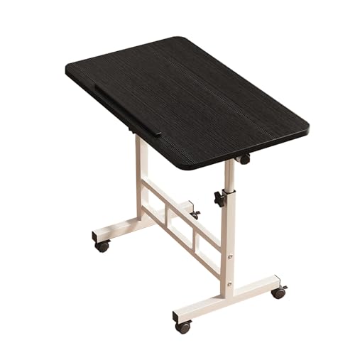 GQTYBZ Holz-Zeichentisch, höhenverstellbar und abgewinkelt Künstler-Schreibtisch, Staffelei Tisch Schreib-Studio-Schreibtisch für Kunstwerke, Grafikdesign, Lesen (Schwarz, 80 x 40 cm) von GQTYBZ