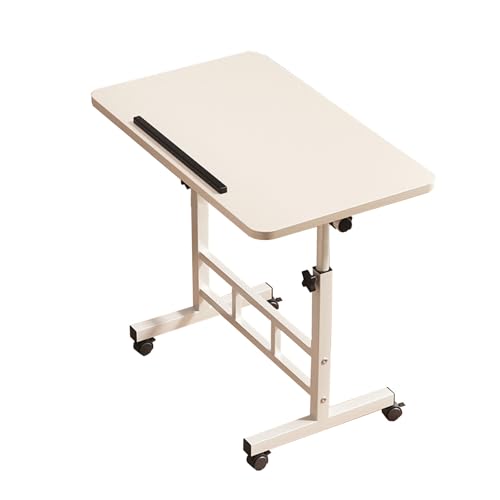 GQTYBZ Holz-Zeichentisch, höhenverstellbar und abgewinkelt Künstler-Schreibtisch, Staffelei Tisch Schreib-Studio-Schreibtisch für Kunstwerke, Grafikdesign, Lesen (Weiß, 80 x 40 cm) von GQTYBZ