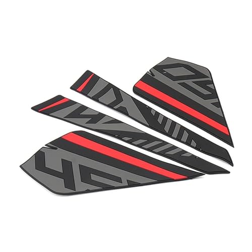 GQUIKGW Motorradaufkleber Für CFMOTO 450SR 450 SR 450sr 2022 2023 Motorrad-Seitentankschutz Tankschutz-Aufkleber Kniegriffpolster(Rosso) von GQUIKGW