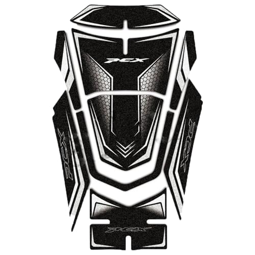 GQUIKGW Motorradaufkleber Für H-ONDA PCX160 Pcx 160 2020-2022 2021 Motorrad-Tank-Traktionspad-Aufkleber-Schutzzubehör Wasserdicht(Nero) von GQUIKGW