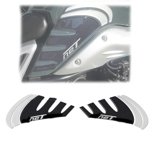 GQUIKGW Motorradaufkleber Motorrad-Kraftstofftankseite Wasserdichtes Schutzaufkleberzubehör Für BMW RnineT R Nine T R NineT Tankpad-Aufkleber(White) von GQUIKGW