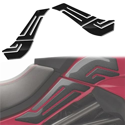 GQUIKGW Motorradaufkleber Motorrad-Tankpad-Aufkleber Für Ducati Multistrada 1200 2015-2018 2017 2016, Seitenaufkleber, Kniegriffschutz, Traktionspads GQUIKGW Motorradaufkleber Motorrad-Tankpad-Aufkleber Für Ducati Multistrada 1200 2015-2018 2017 2016, Seitenaufkleber, Kniegriffschutz, Traktionspads von GQUIKGW