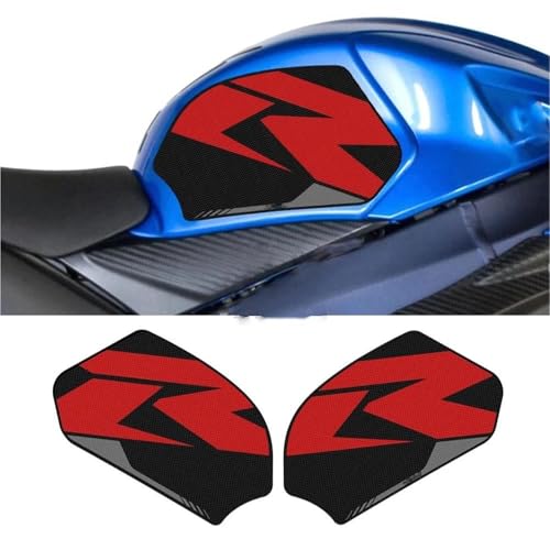 Motorradaufkleber Kniegriff-Tankpad Für Motorradseitenschutz Für SUZUKI GSXR600 GSXR750 GSX-R 600 750 2011-2016 2015 2014 2013 2012(Nero) von GQUIKGW