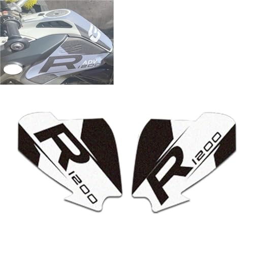 Motorradaufkleber Motorrad Aufkleber Dekoration Für BMW R1200GS ADV R 1200 GS Abenteuer 2014 2015 2016 2017 Kraftstoff Tank Körper Reflektierende Schutz(White) von GQUIKGW