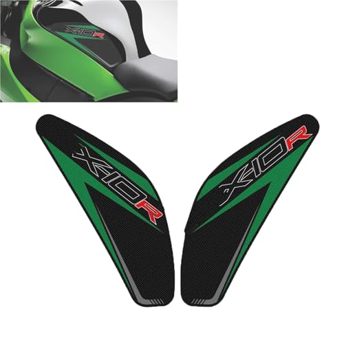 Motorradaufkleber Motorrad Aufkleber Schutz Für ZX-10R ZX10R 2011 2012 2013 2014 2015 2016 2017 2018 2019 2020 2021 2022 Kraftstoff Tank Decals(Nero) von GQUIKGW