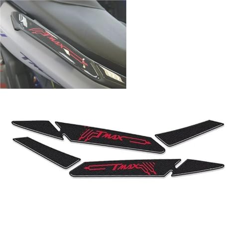 Motorradaufkleber Motorrad Hinten Sitz Griff Aufkleber Für YAMAHA TMAX 560 2020-2021 Schutz Decals Zubehör(Rosso) von GQUIKGW