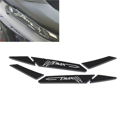 Motorradaufkleber Motorrad Hinten Sitz Griff Aufkleber Für YAMAHA TMAX 560 2020-2021 Schutz Decals Zubehör(White) von GQUIKGW