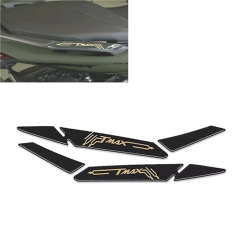 Motorradaufkleber Motorrad Hinten Sitz Griff Aufkleber Für YAMAHA TMAX 560 2020-2021 Schutz Decals Zubehör(Yellow) von GQUIKGW