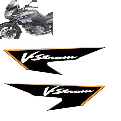 Motorradaufkleber Motorrad Schutz Aufkleber Dekoration Für SUZUKI V-Strom 650 DL650 DL 2006 2007 2008 2009 2010 2011 2012 Seite Pad(Orange) von GQUIKGW