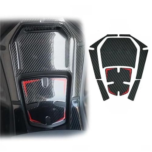 Motorradaufkleber Motorrad-Tankpad-Aufkleber Wasserdichter, Kratzfester Schutz Tankpad-Aufkleber Für H-ONDA NSS 350(Rosso) von GQUIKGW