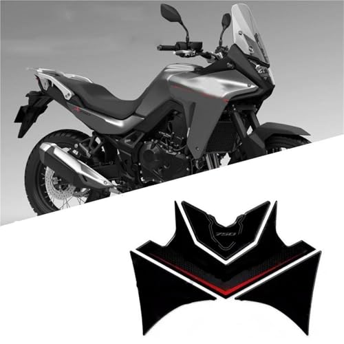 Motorradaufkleber Tankpad-Schutzaufkleber, Wasserdicht, Für H-ONDA Transalp XL 750 2023 Motorradzubehör, 3D-Harzaufkleber von GQUIKGW