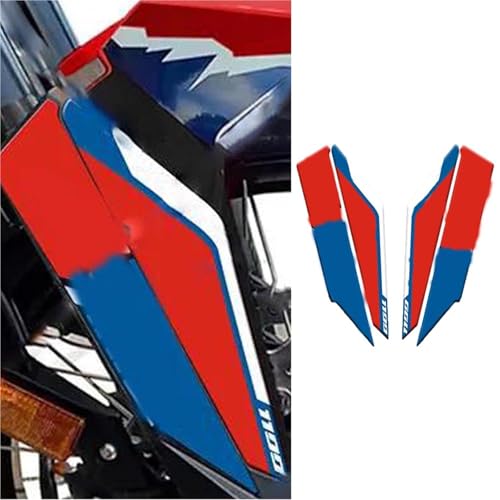 Motorradaufkleber Wasserdichter, Kratzfester Motorrad-Tank-Traktionspad-Seitenschutzaufkleber Für H-ONDA Für Africa Twin CRF 1100L von GQUIKGW