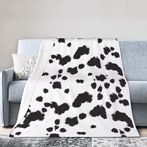 Dalmatian Print Pattern Flannel Blanket Ultra Soft Micro Fleece Throw Blankets Warm Air Conditioning Lightweight Bedding for Sofa Couch Chair All Season von GQWJKSZ