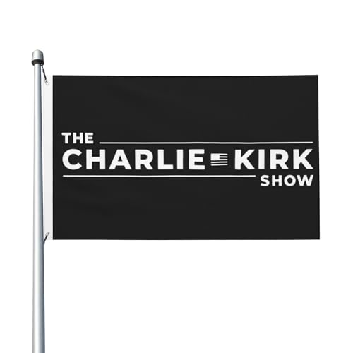 Die Charlie Kirk Show Home Flagge 3x5 Ft Für Veranda Outdoor Indoor Hinterhof Rasen Hängende Dekor Hof Flagge Banner Zeichen Die Charlie Kirk Show Home Flagge 3x5 Ft Für Veranda Outdoor Indoor Hinterhof Rasen Hängende Dekor Hof Flagge Banner Zeichen von GQWJKSZ